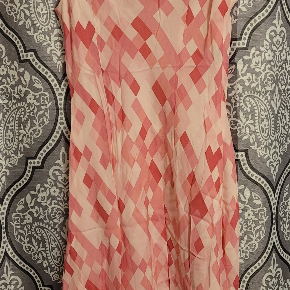 Jones New York Signature Pink Silk Dress - Picture 4 of 5